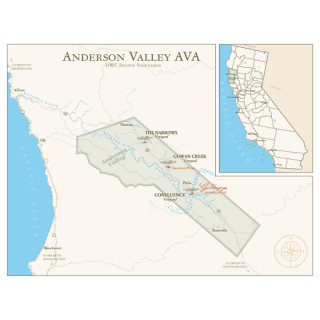 DUCKHORN Estate- Anderson Vly. Goldeneye Pinot Noir 2019  - 0,75 Liter - 91 Points Wilfred Wong of Wine.com
