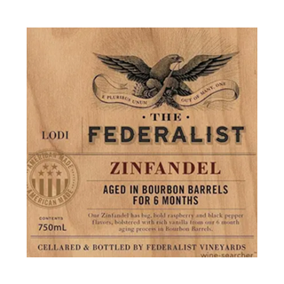 THE FEDERALIST - Mendocino - Bourbon Barrel Aged Zinfandel 2020 - 0,75 Liter -