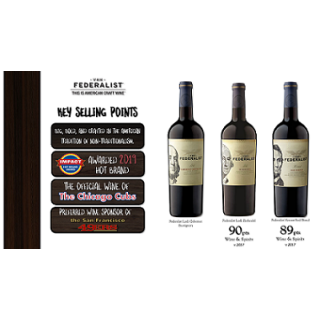 THE FEDERALIST - Mendocino - Bourbon Barrel Aged Zinfandel 2021 - 0,75 Liter -