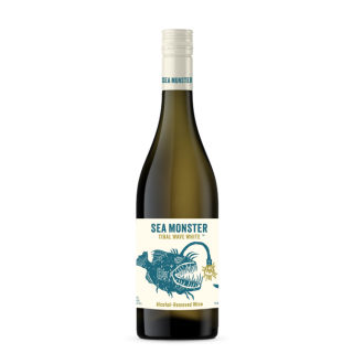 SEA MONSTER Alkoholfreier Weisswein - Tidal Wave White NV. 0,75 Liter -  Gold Medal International Wine & Spirits